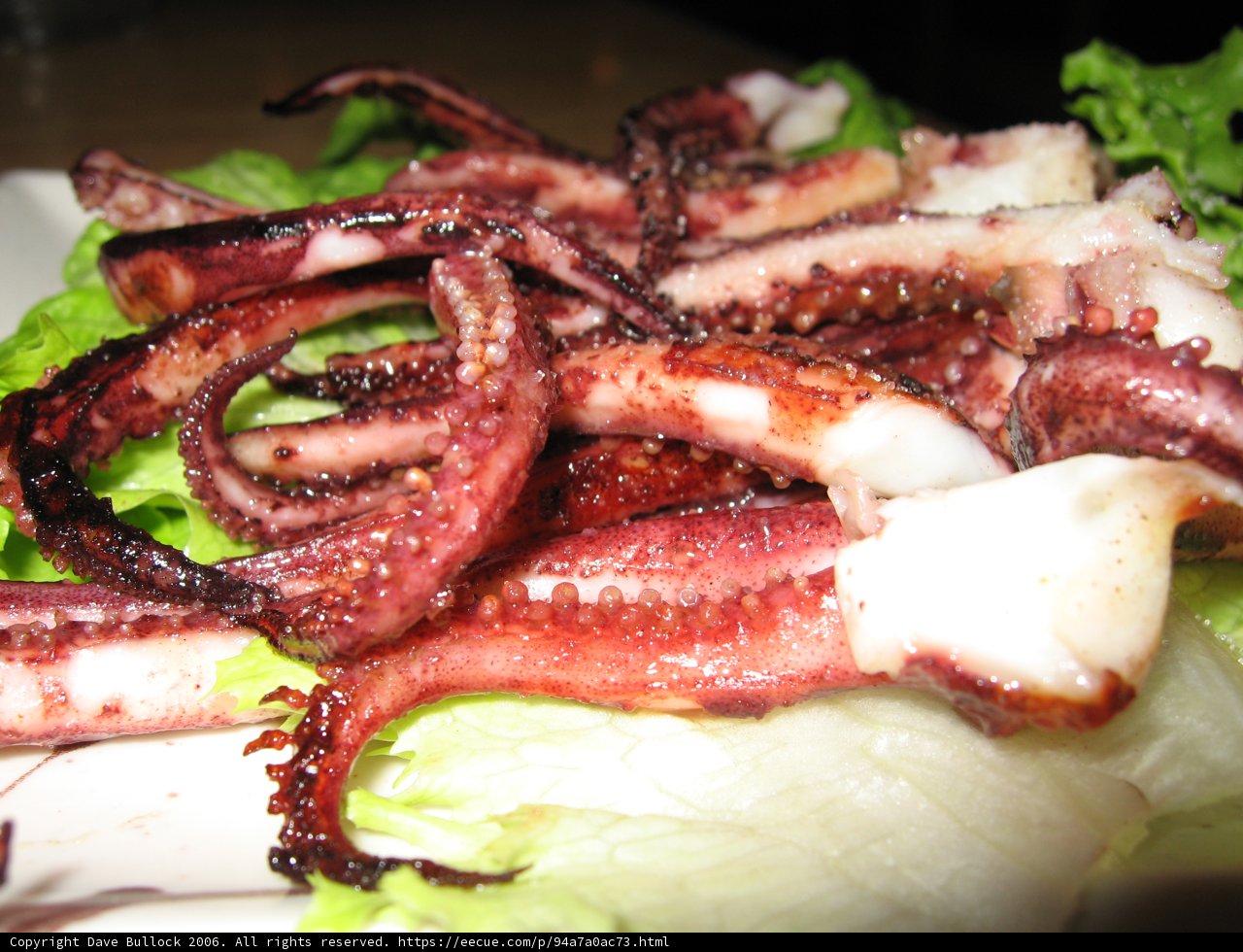 Delicious Octopus Plate