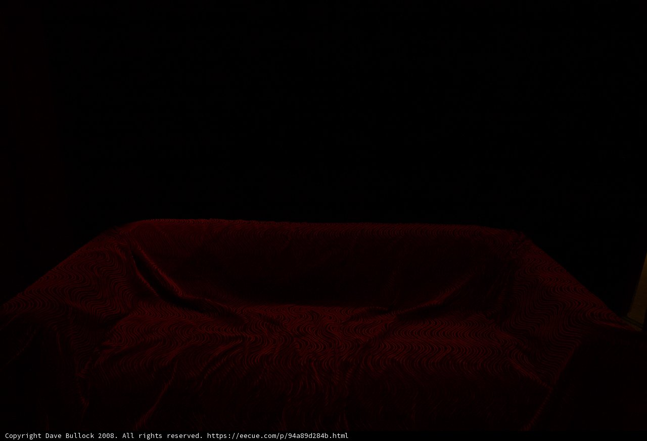 Red Velvet Couch