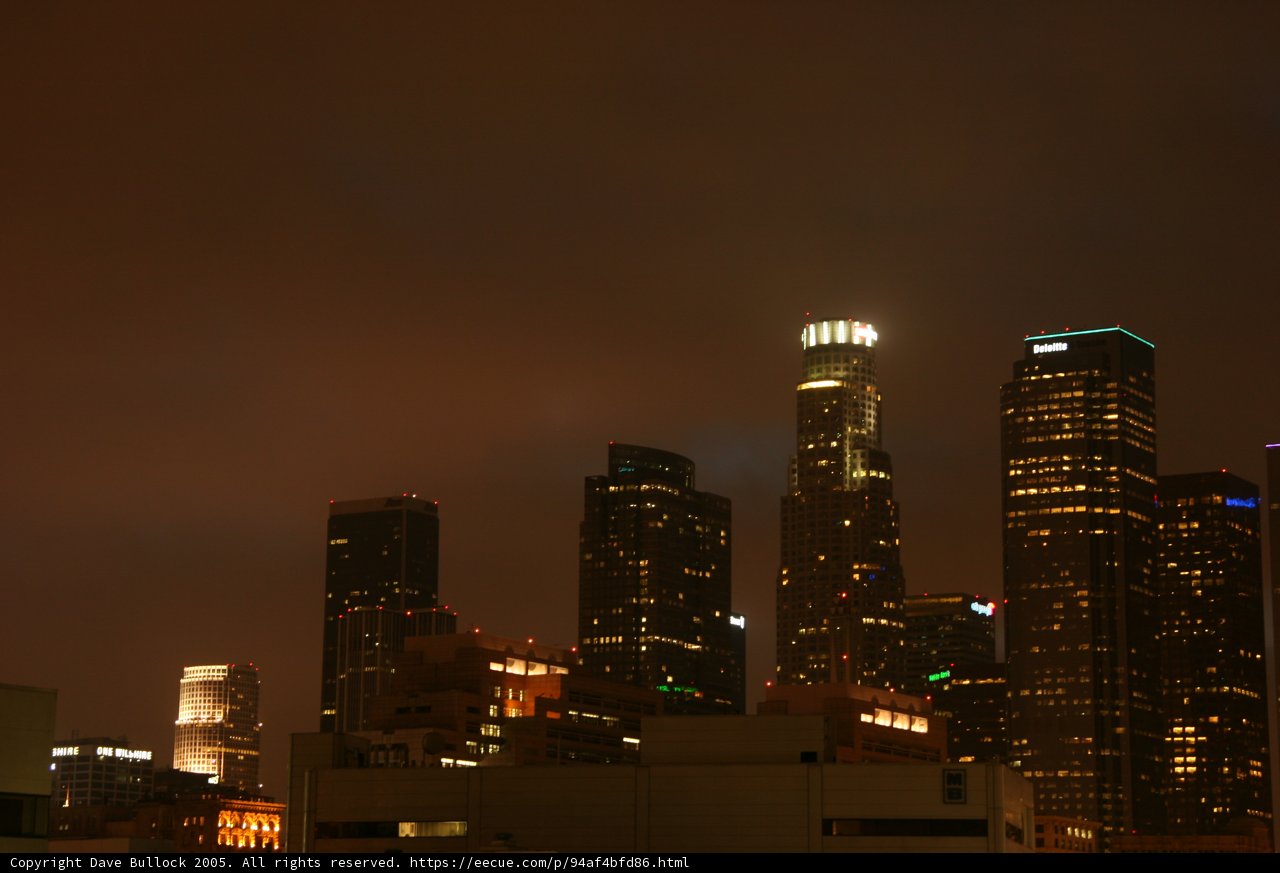 Night Skyline of a Vibrant Metropolis