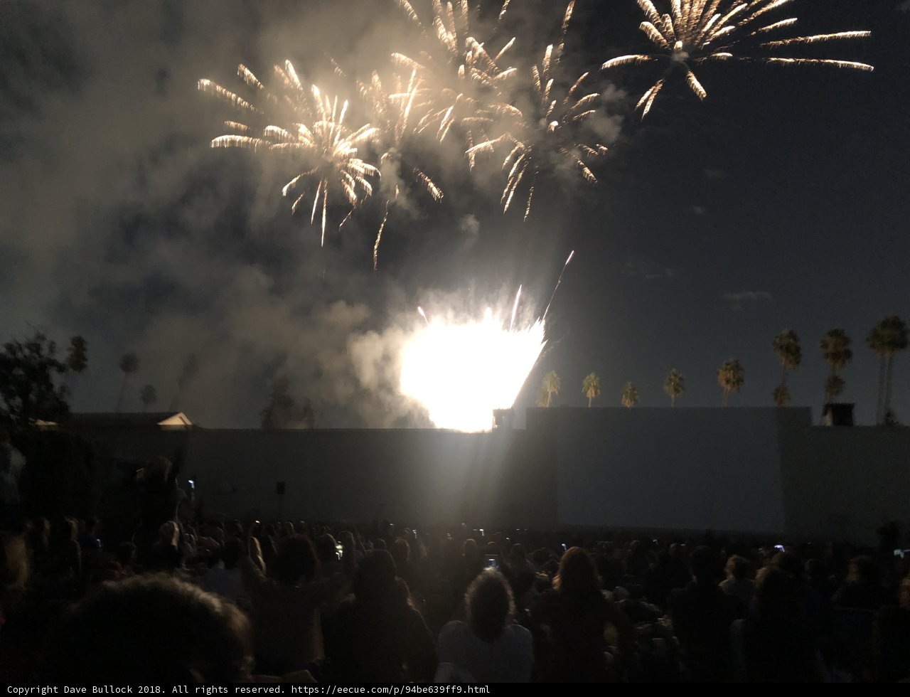 Brilliant Pyrotechnic Display