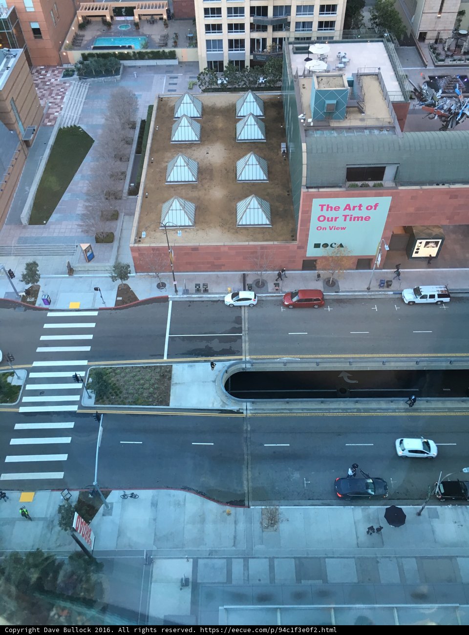 A Bird's Eye View of the Busy City Intersection