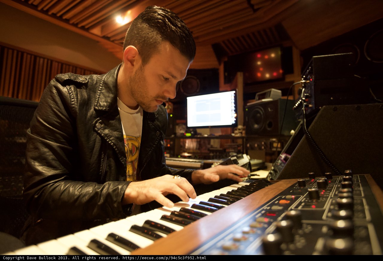 Keyboard Maestro in a Leather Jacket