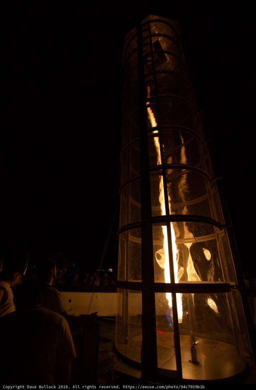 Illuminating Glass Tube at Cochella
