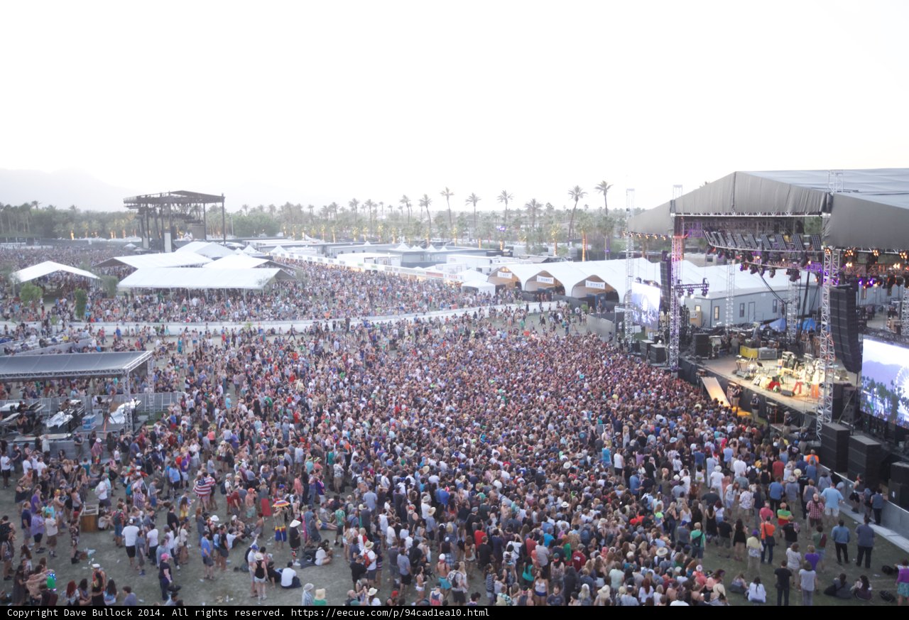 Concert Crowd Takes Over Coachella