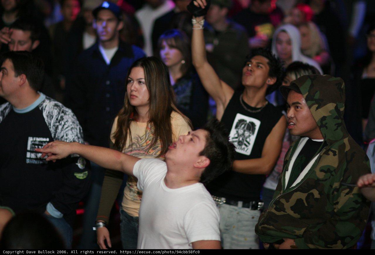 White Shirt in the Urban Crowd