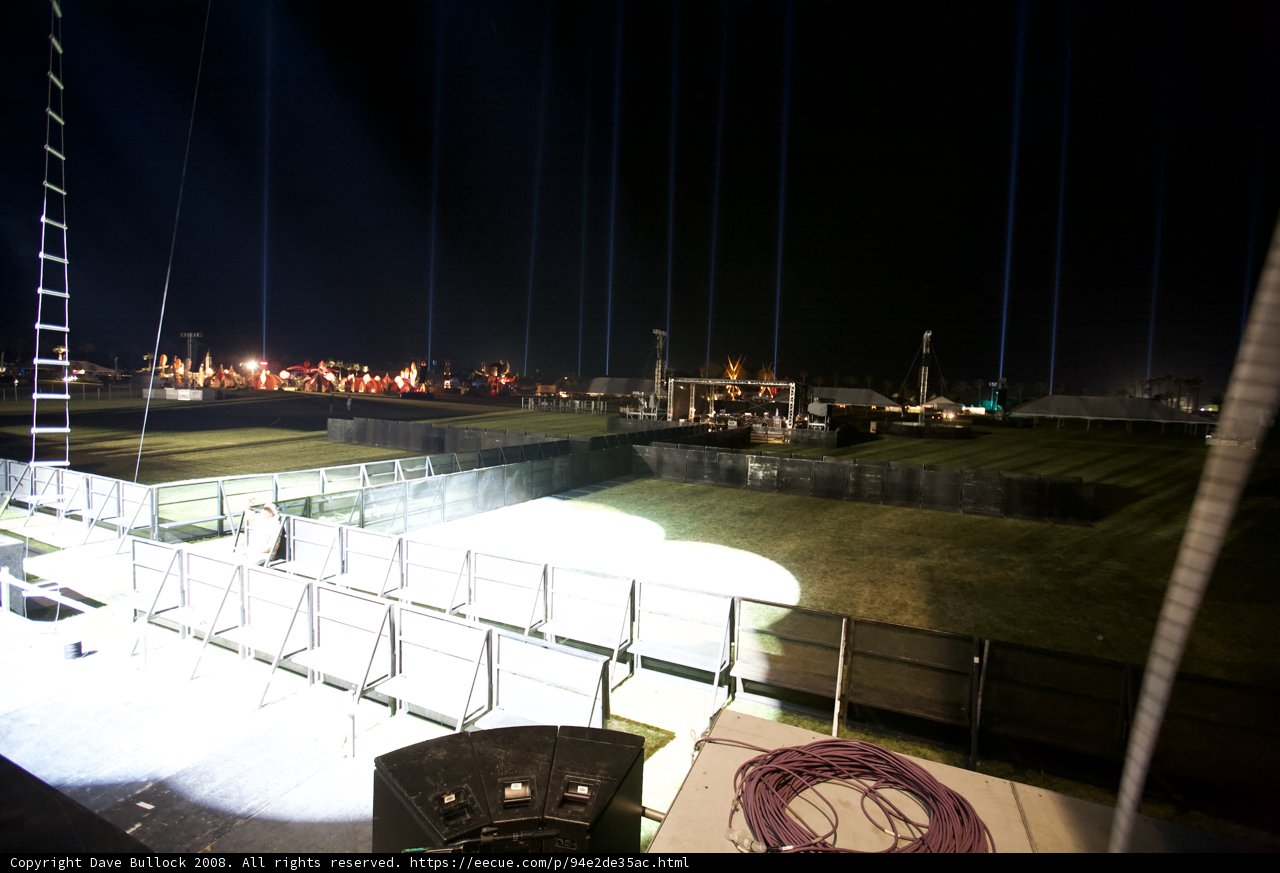 Electrifying Concert Stage Under the Night Sky