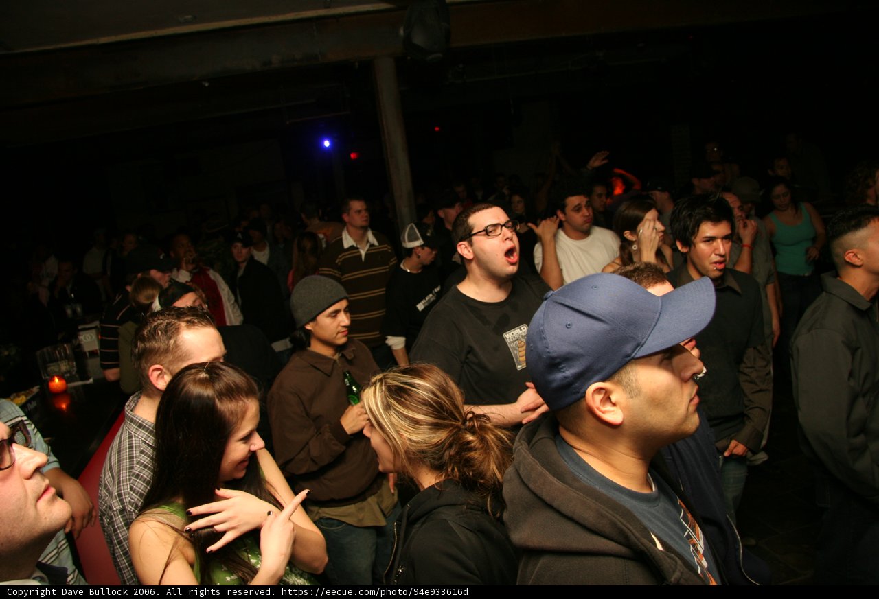 Party Crowd at Urban Nightclub