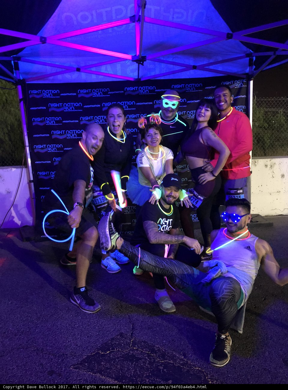 Group Photo in Urban Tent