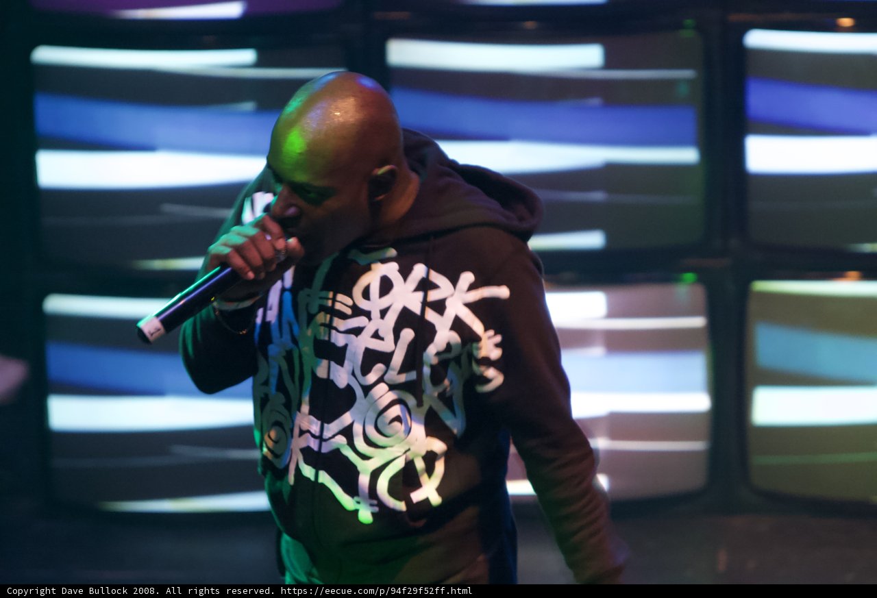 MC Q Rocks the Stage
