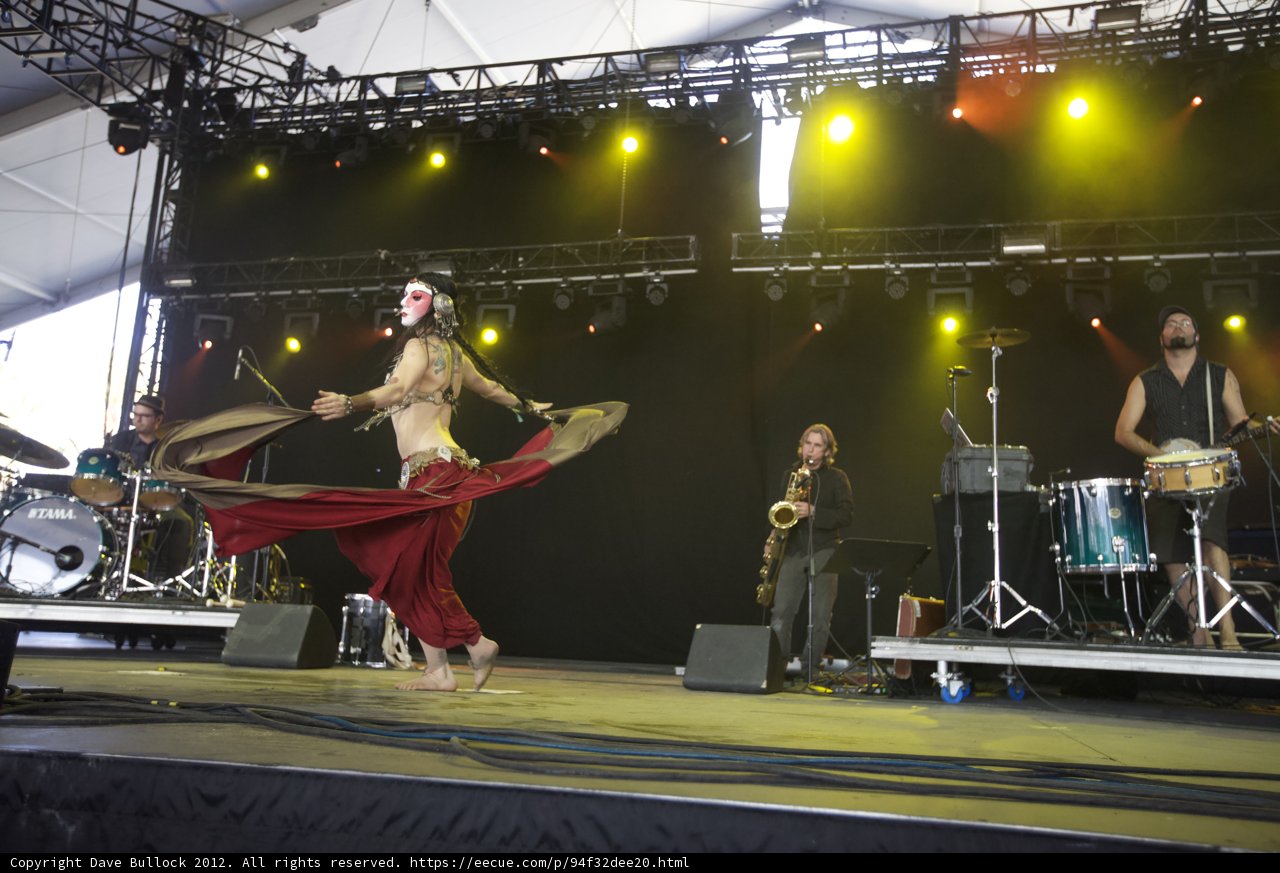 Belly Dancer Shines on Coachella Stage