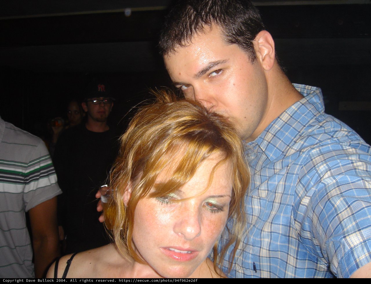 Candid Nightclub Moment with Friends in 2004