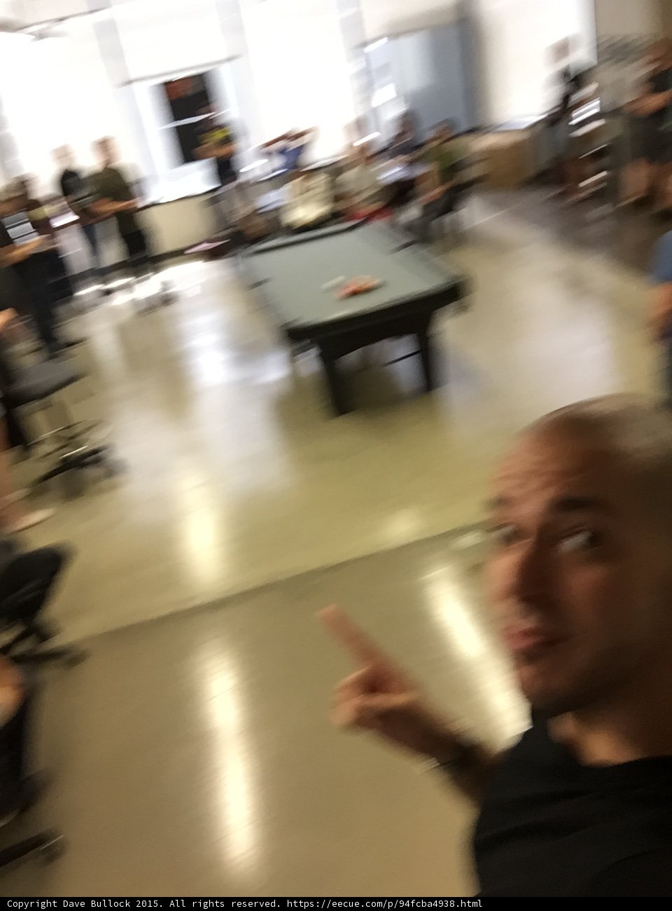 FFW Office All Hands Meeting Motion Blur Selfie Pool Table Employees Tech Startup Interior Abstract