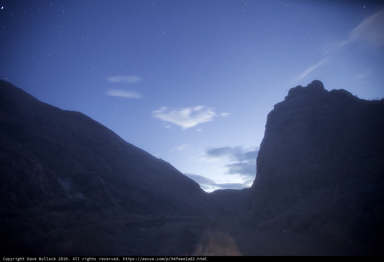 Nighttime Splendor on the Mountain