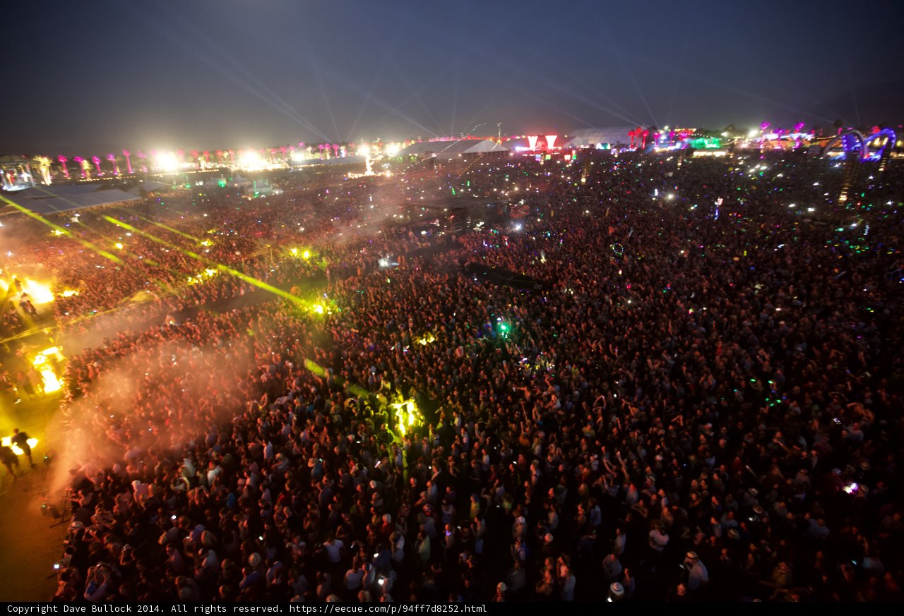 Rocking with the Night Sky at Coachella