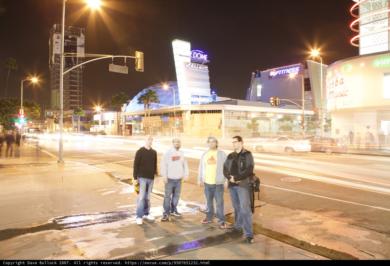 Three Men at Night in the Metropolis