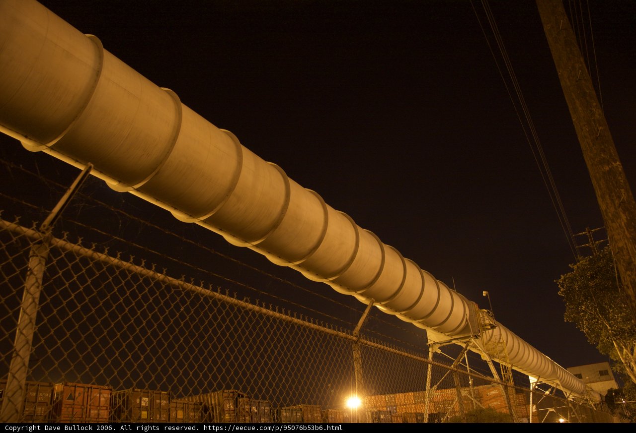 The Towering Pipeline Fence
