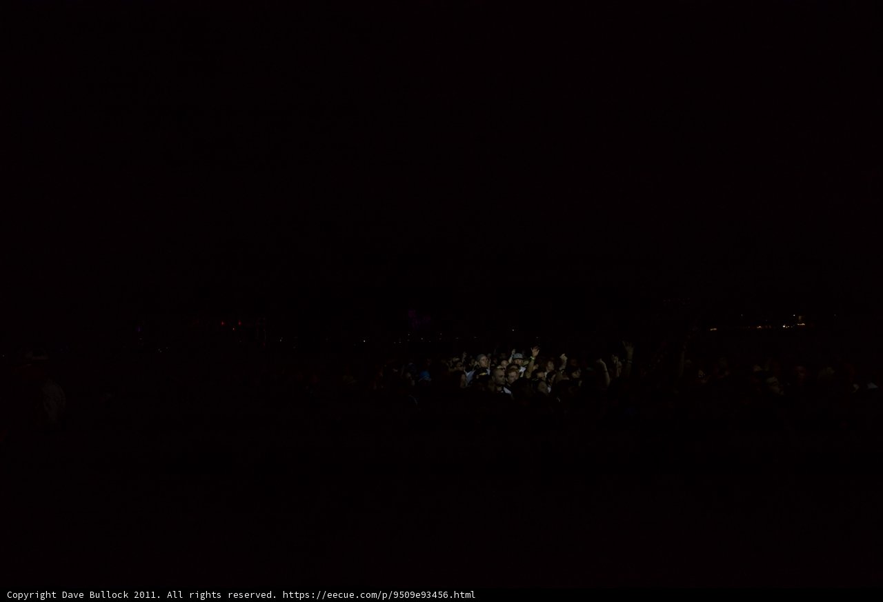 Nighttime Crowd