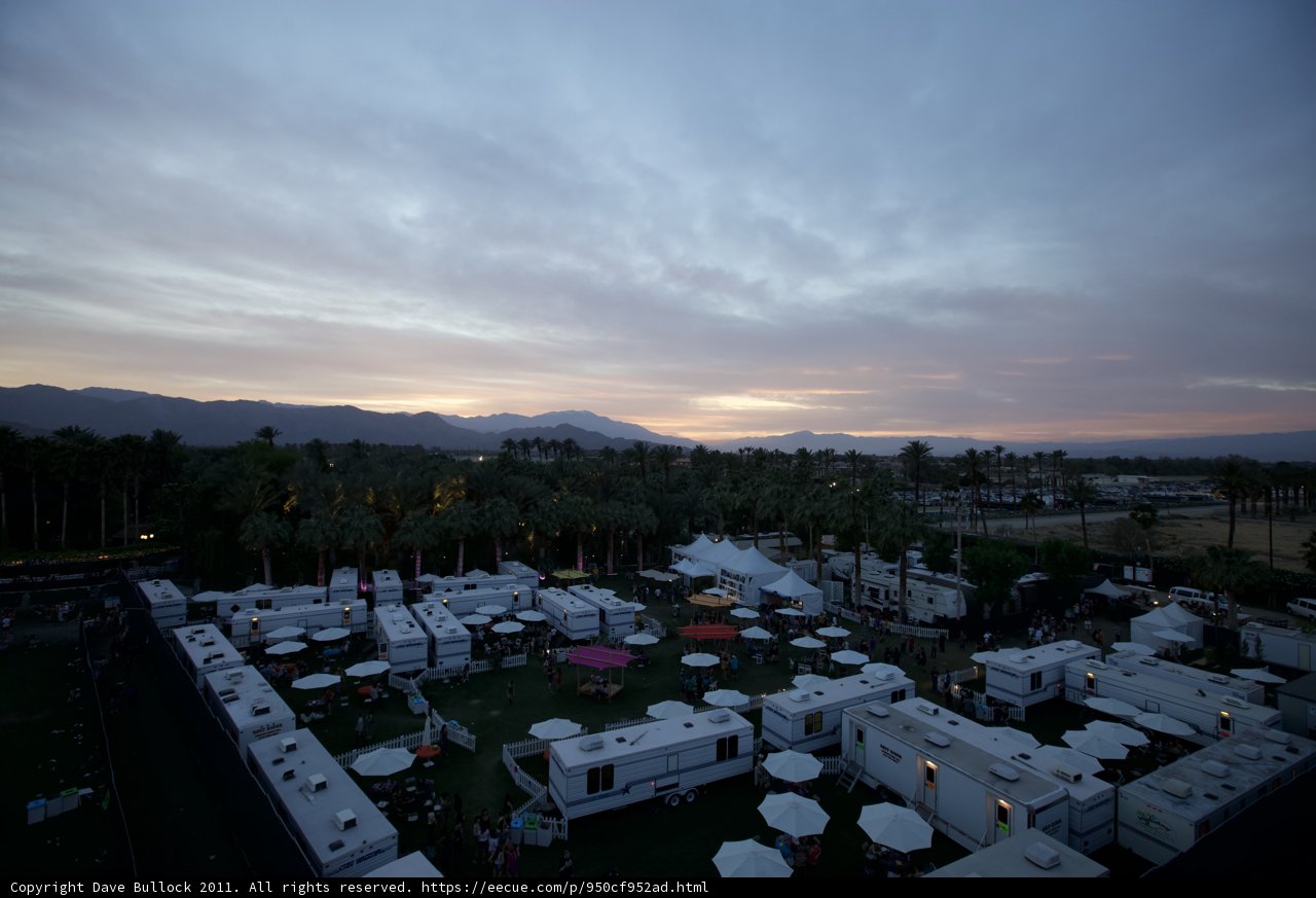 A Cityscape Sunset from atop the Hill