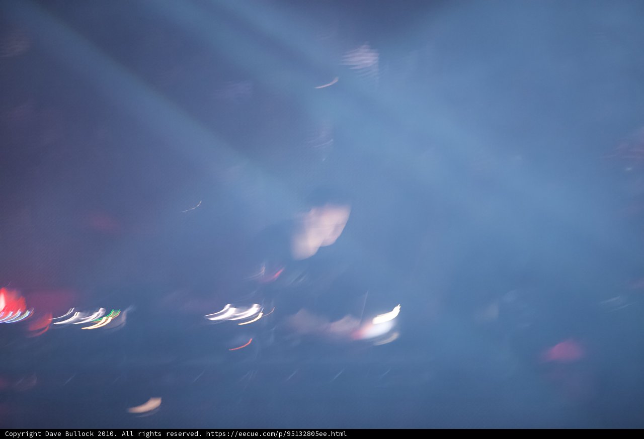Blurred Spotlight on Stage
