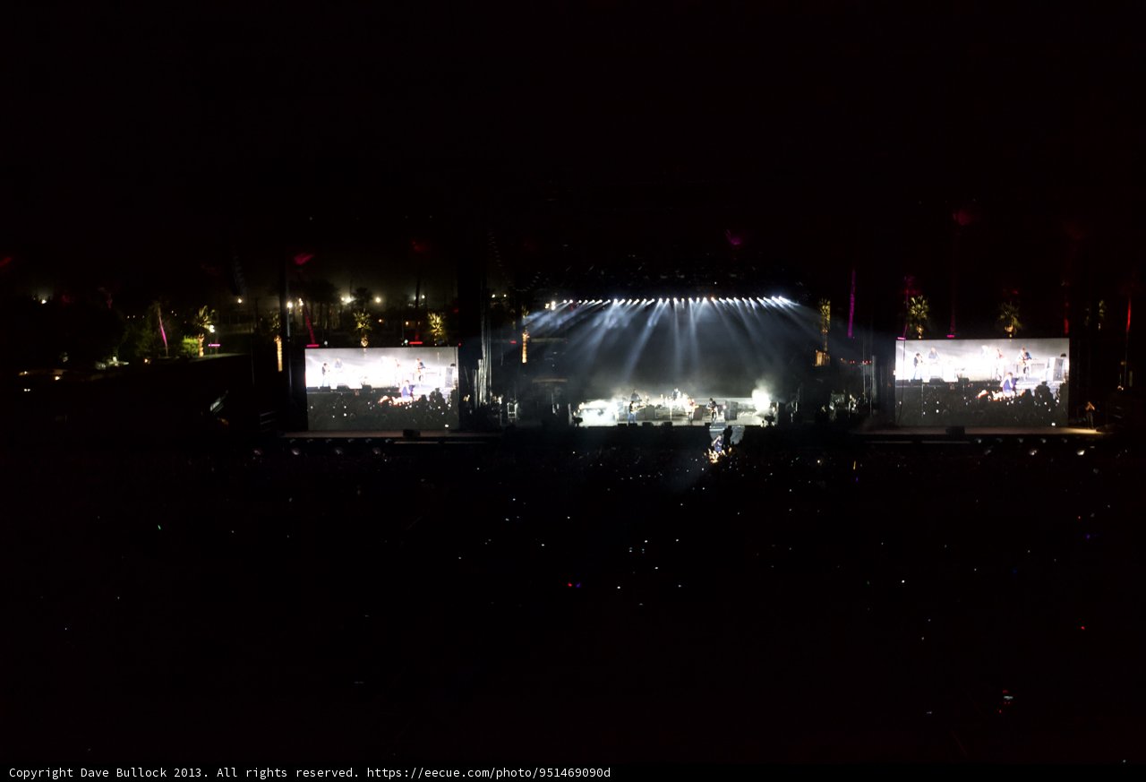 Nighttime Concert Stage at Coachella