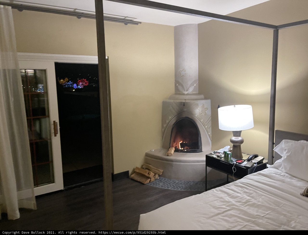 Cozy Corner Fireplace Bed