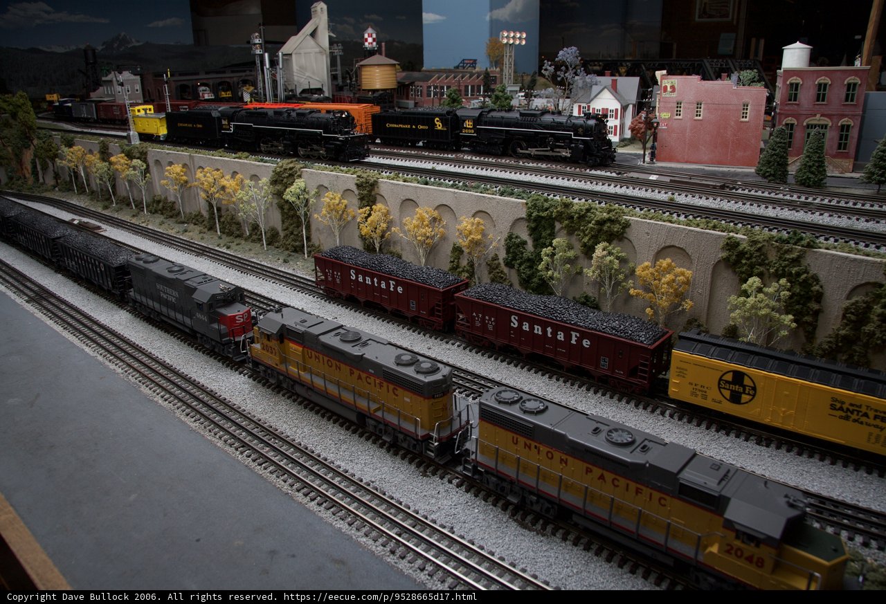 Chugging Through the Railway Diorama