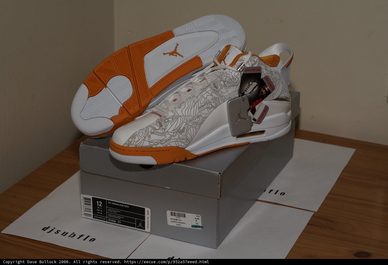 Air Jordan Sneakers on a Wooden Box
