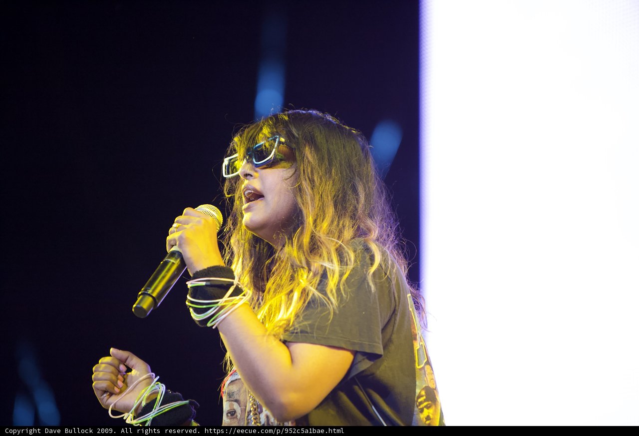 Rocking the Mic with Sunglasses