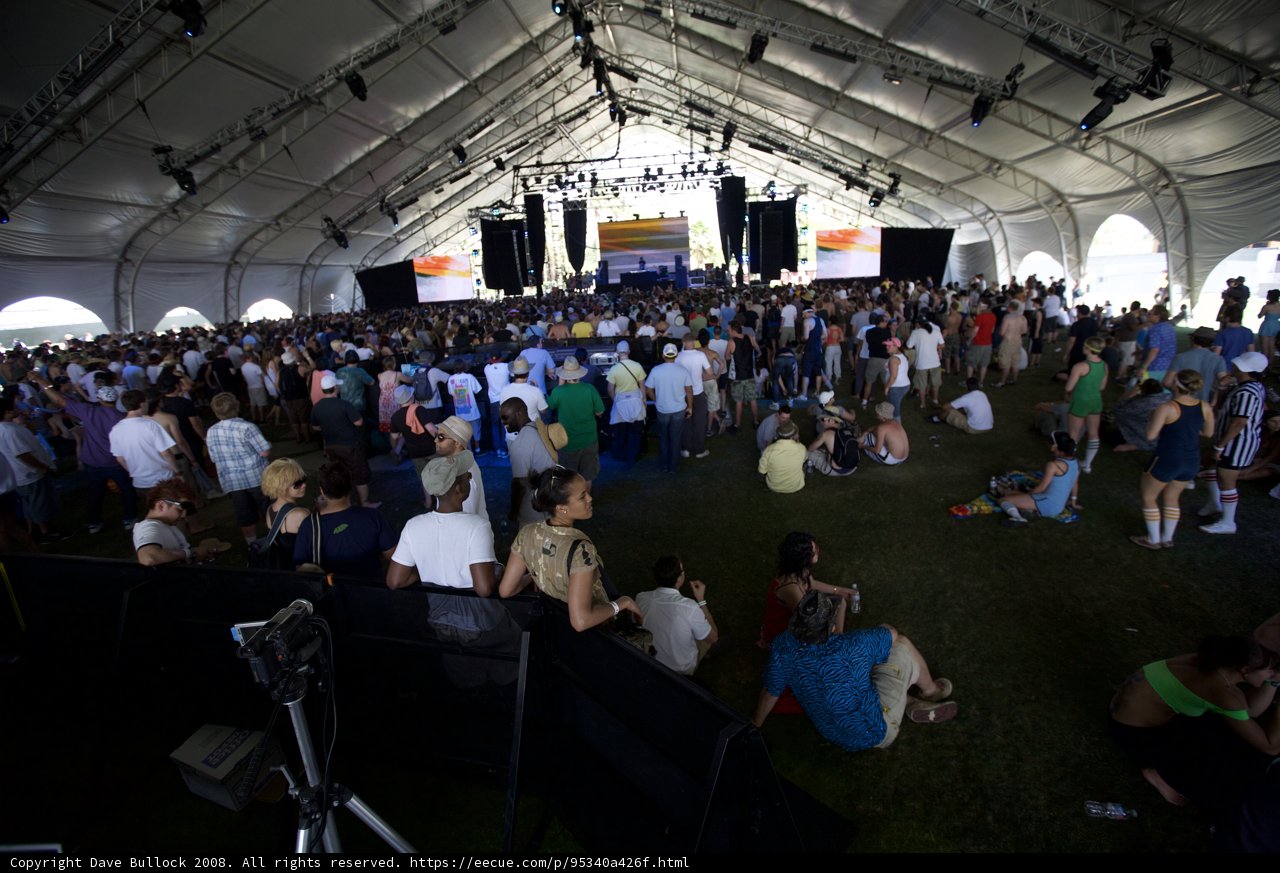 The Spotlight Shines Bright on the Crowd at Coachella 2008