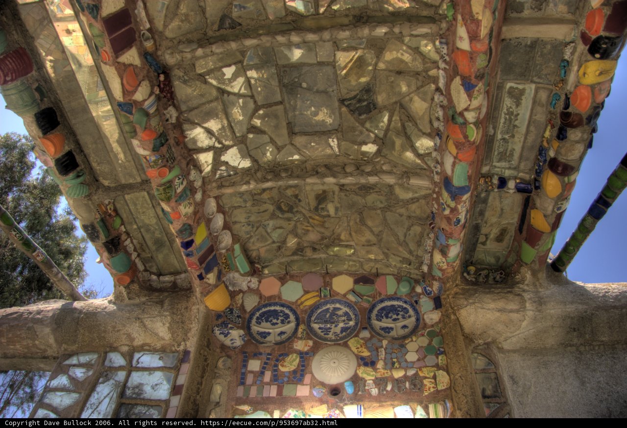 Colored Tiles on a Captivating Ceiling