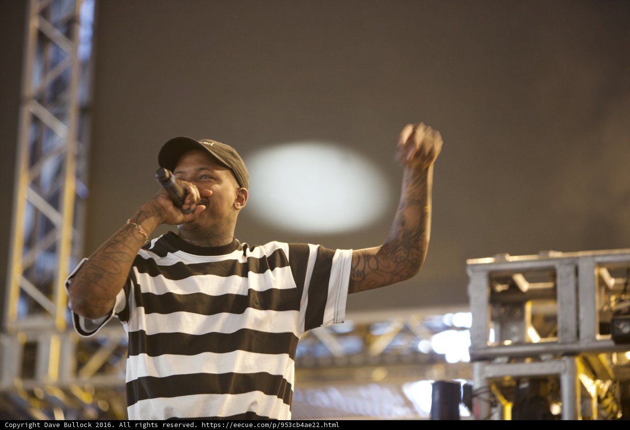 Solo Performance in Stripes and Cap
