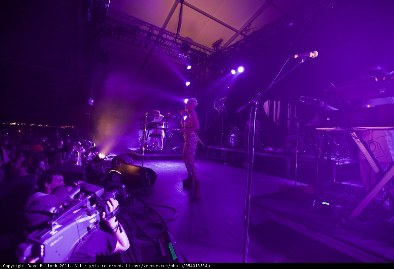 Rocking the Night Away under Purple Lights