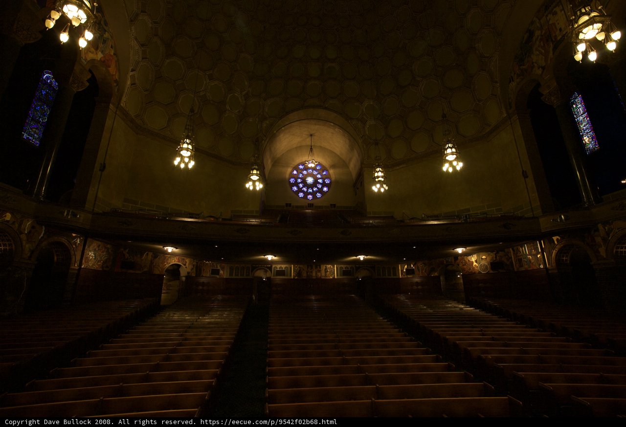 Awe-Inspiring Stained Glass Window at the Wilshire Temple