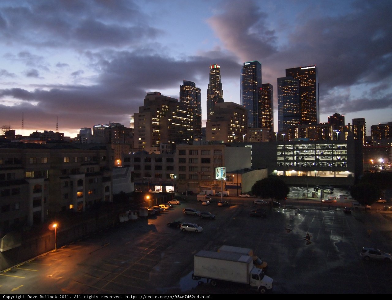 Los Angeles Cityscape at Dusk
