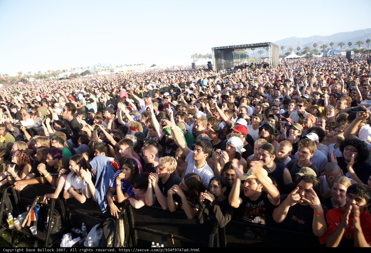 A Sea of Fans at Coachella