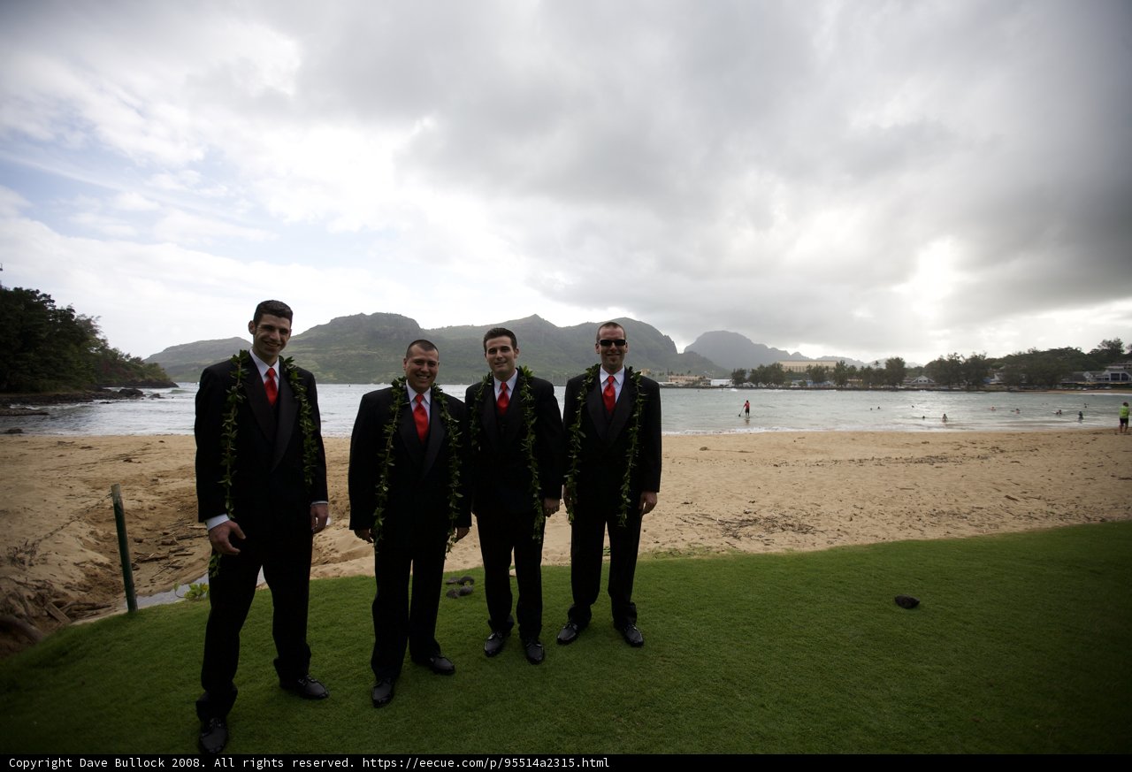 Formal Attire Meets the Beach