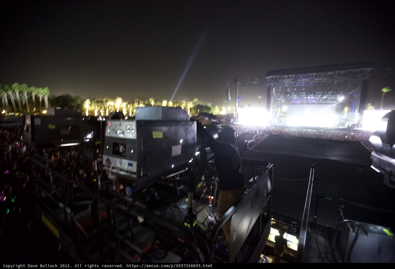 Lights, Crowd, and Music at Coachella