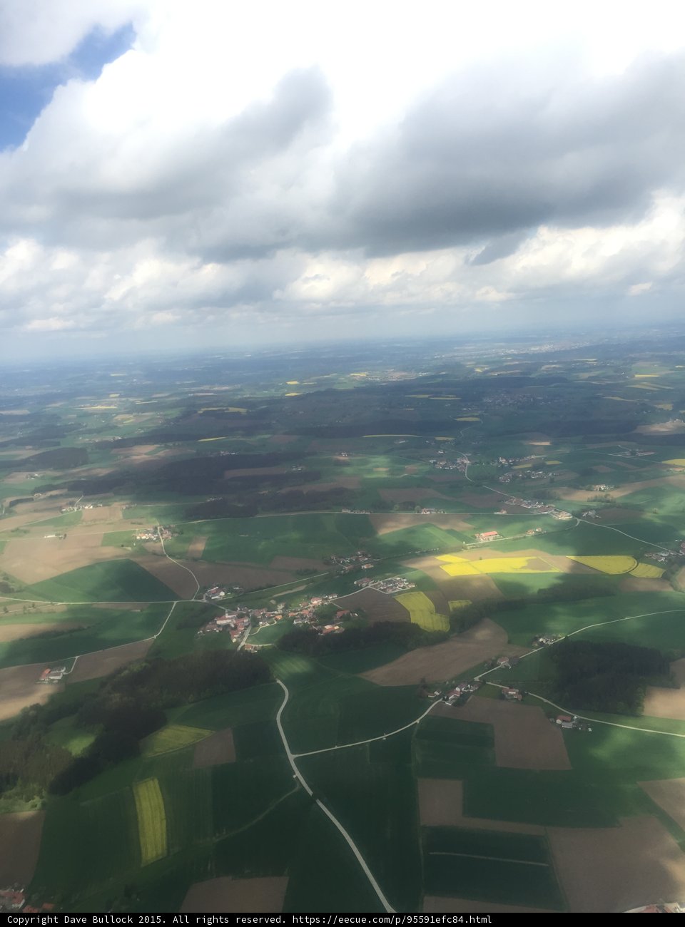 View from Above: Green Fields of Bavaria