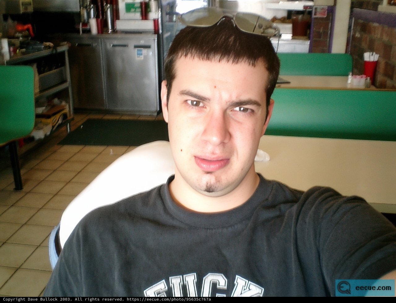 Self-Portrait in Black T-Shirt