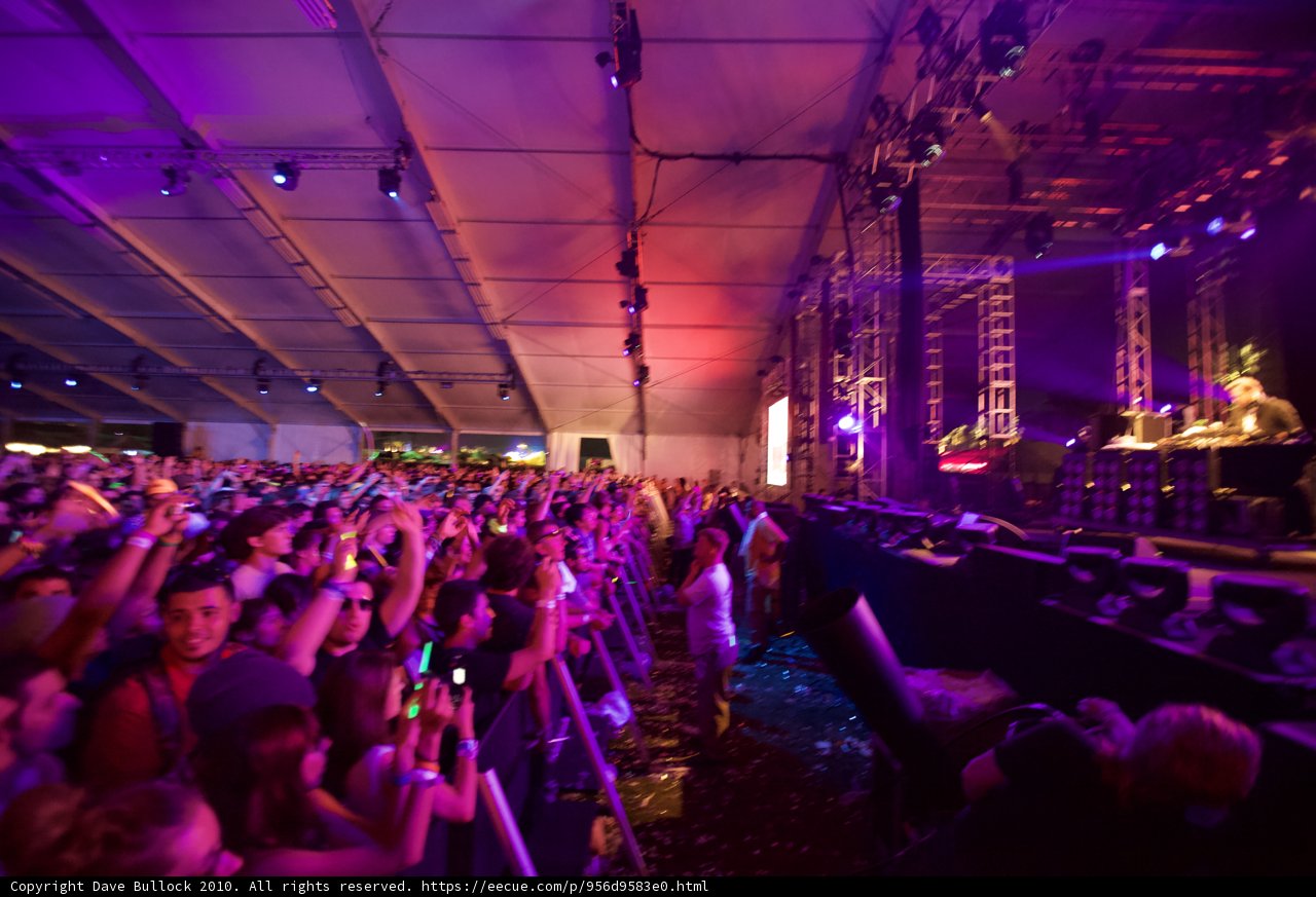 Urban Crowd at Coachella Concert