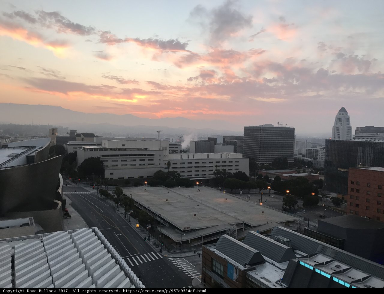 Sunset over the City