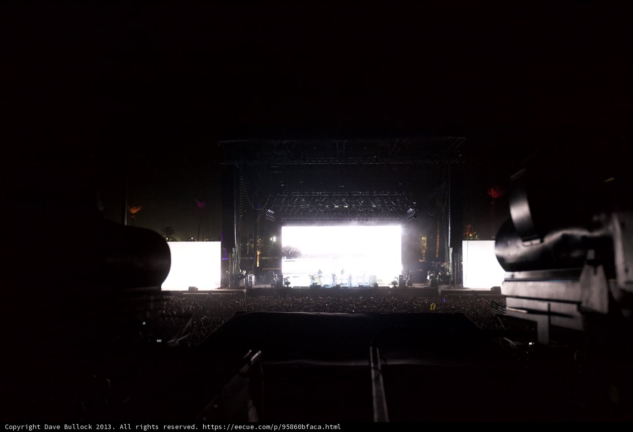 Illuminated Stage and Captivated Crowd
