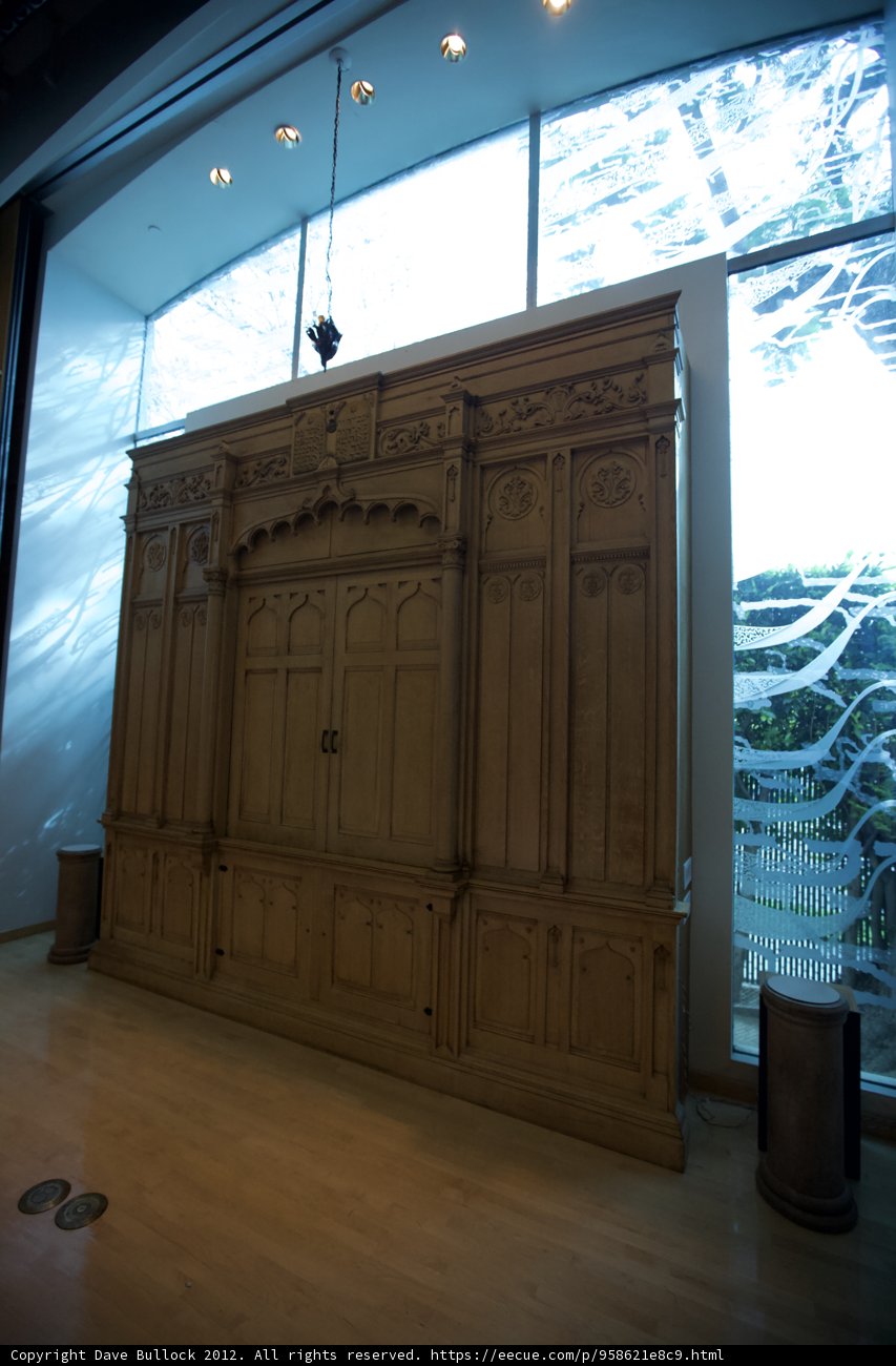 Elegant Wooden Cabinet in a Charming Room