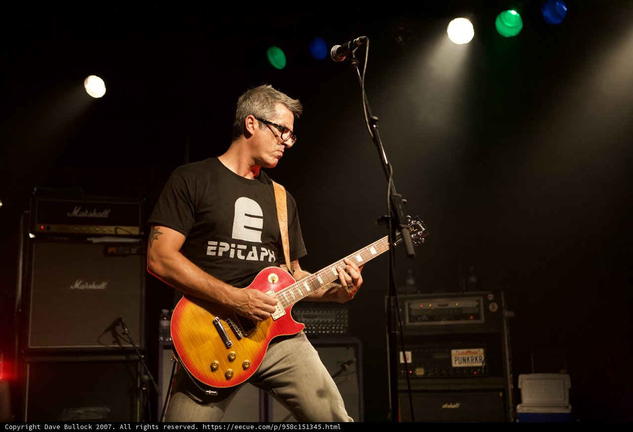 Rockstar Brett Gurewitz Wows the Crowd with Electric Guitar