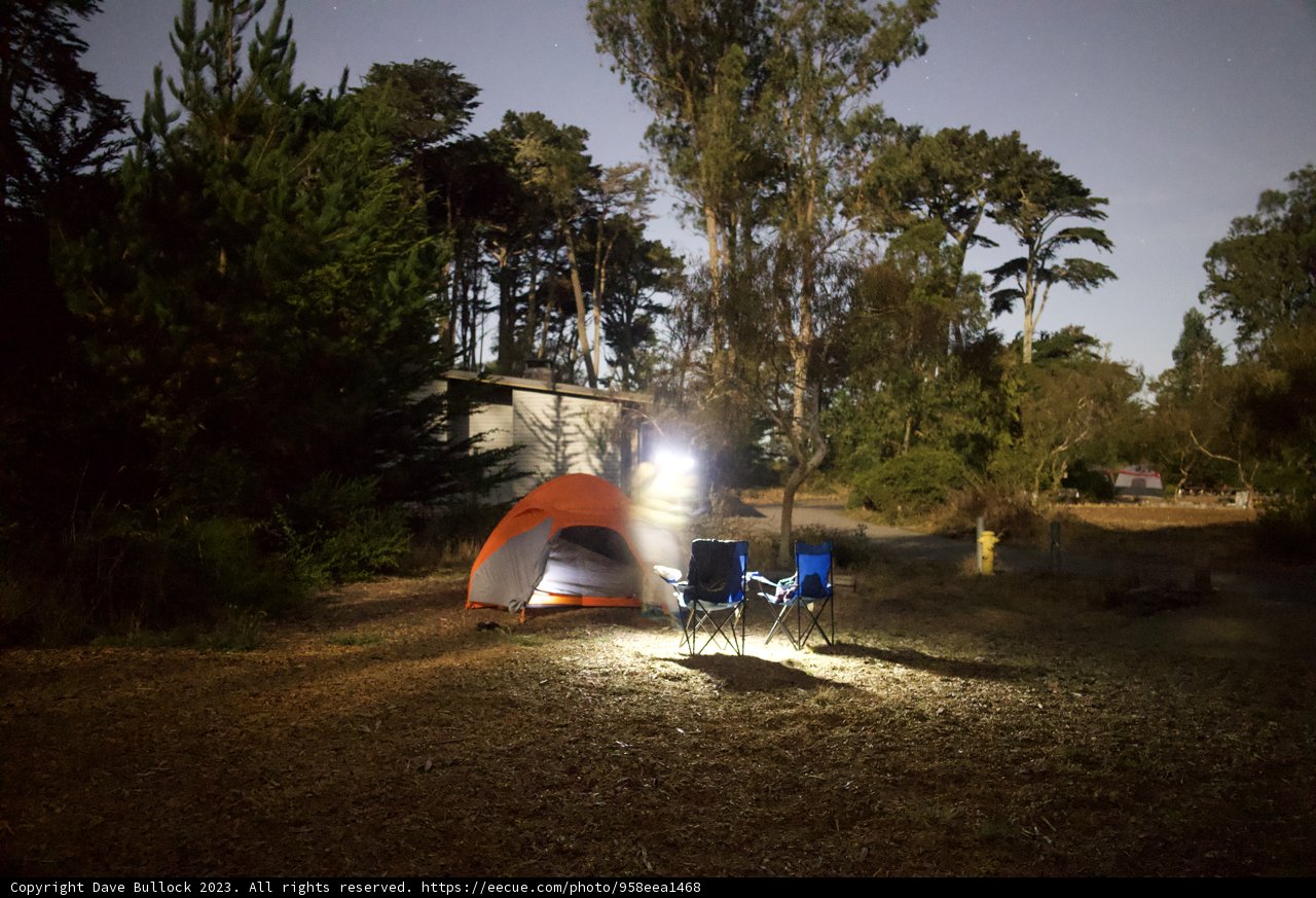 Enigmatic Evening in Presidio: First Camping Trip 2023