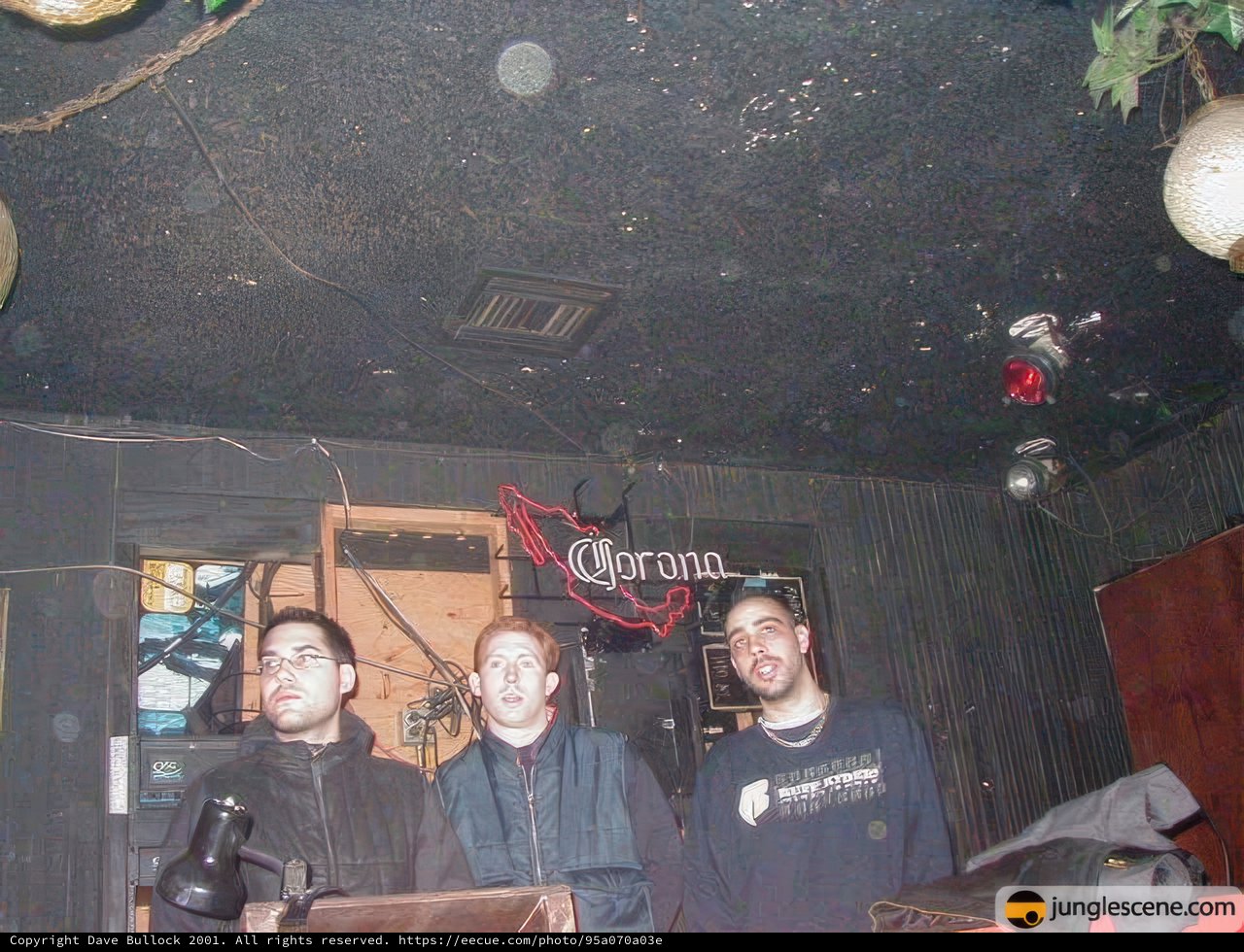 Three Men Enjoying Nightlife at Respect Thursday Night Club