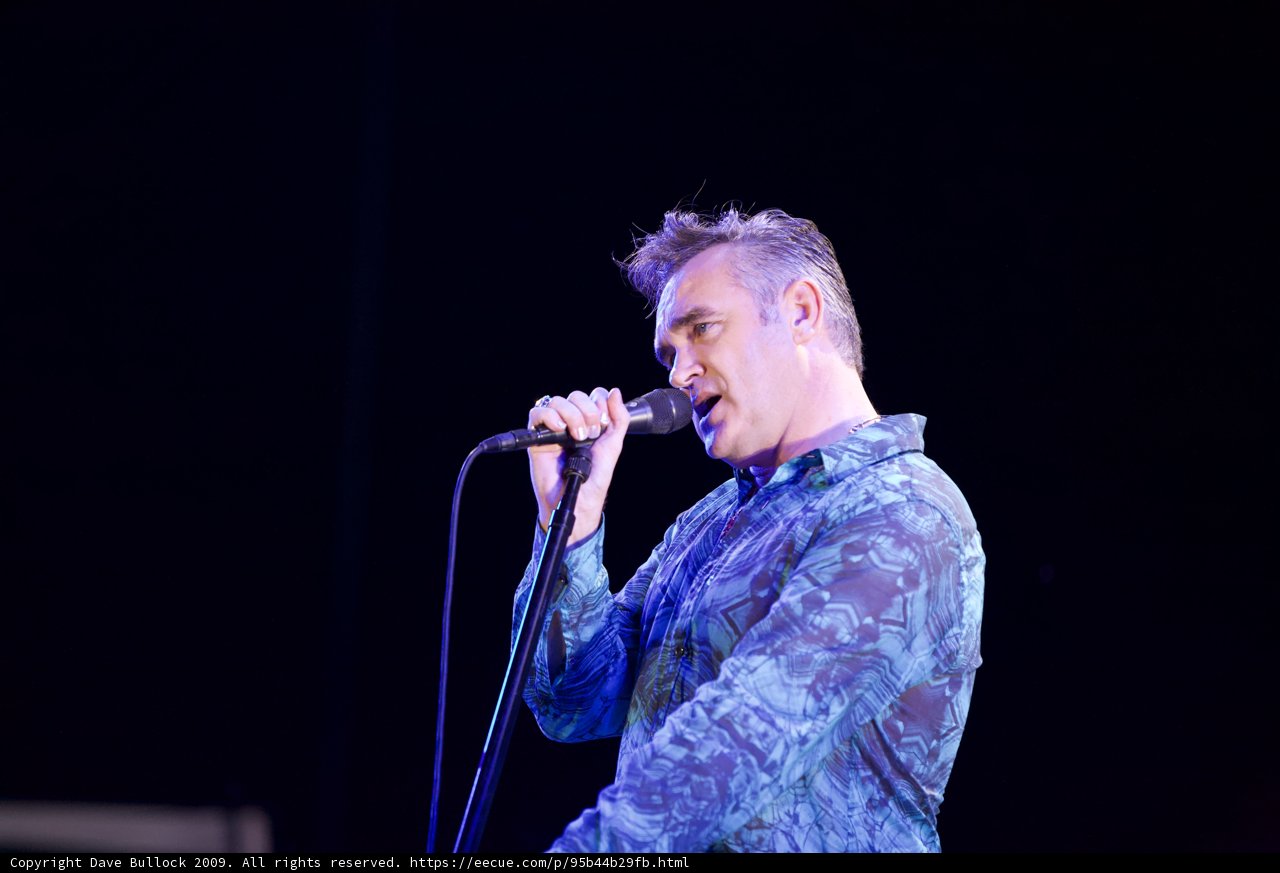 Morrissey Rocks the Mic at Coachella 2009