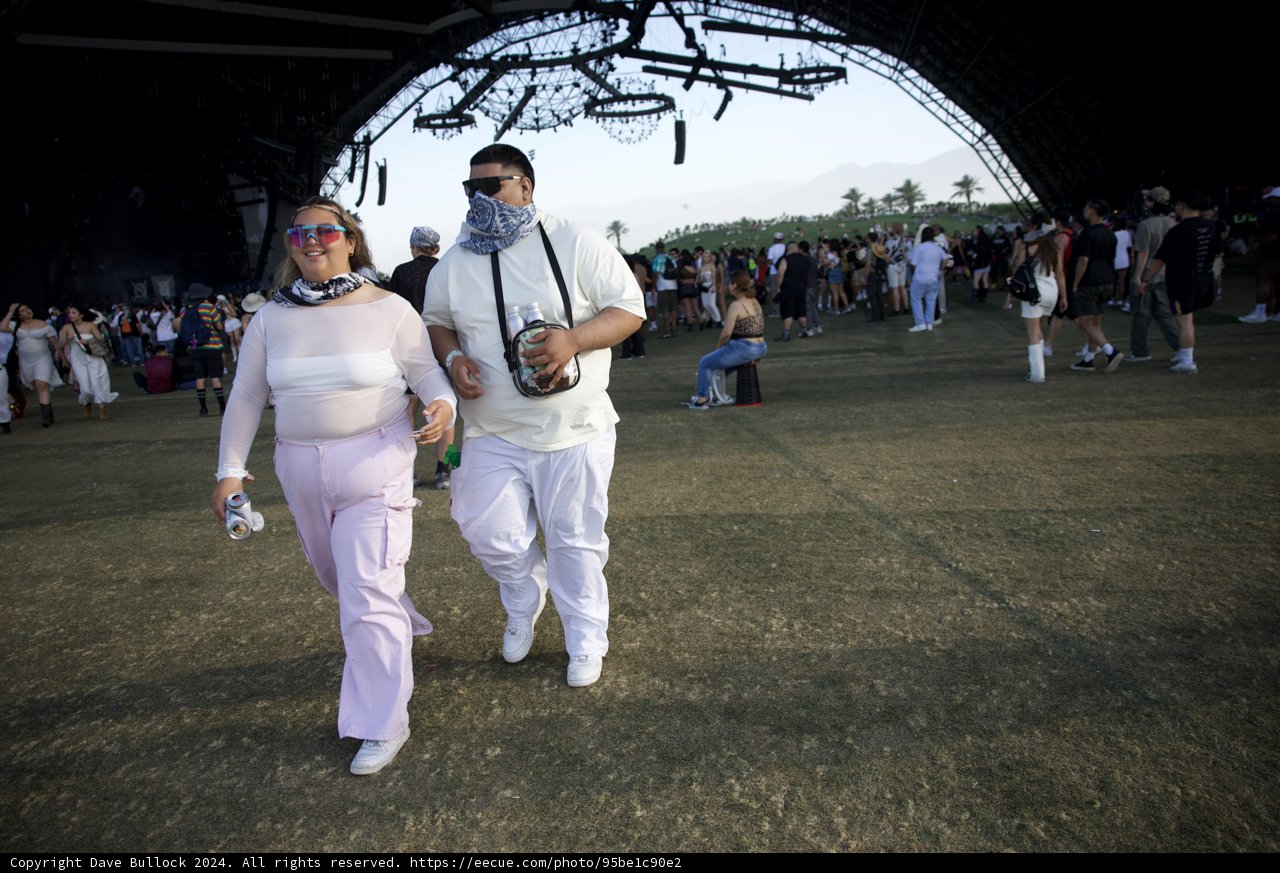 Stylish Strides: A Moment at Coachella 2024