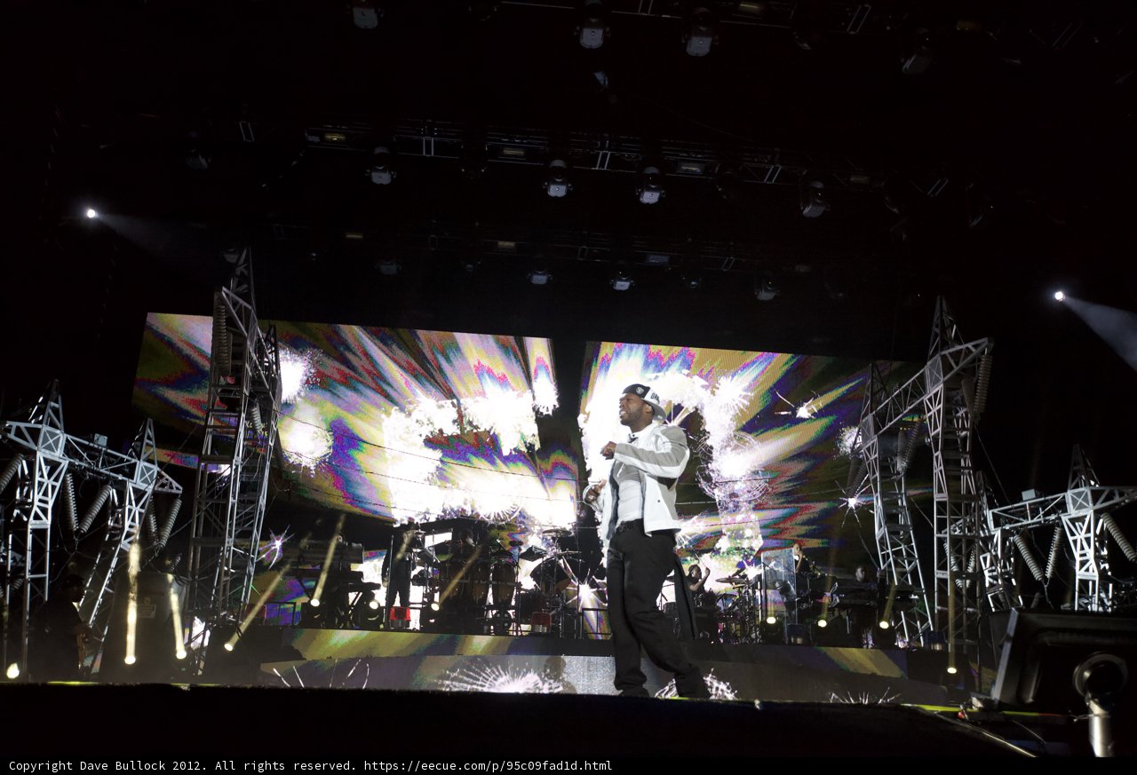 50 Cent Rocks Coachella Stage