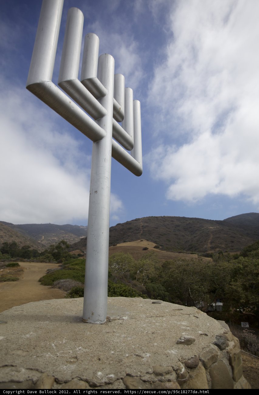 Majestic Menorah on Hilltop